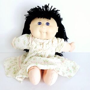 1996 Cabbage Patch Kids Olympikids Mattel Doll Black Yarn Hair Blue Eyes Vintage